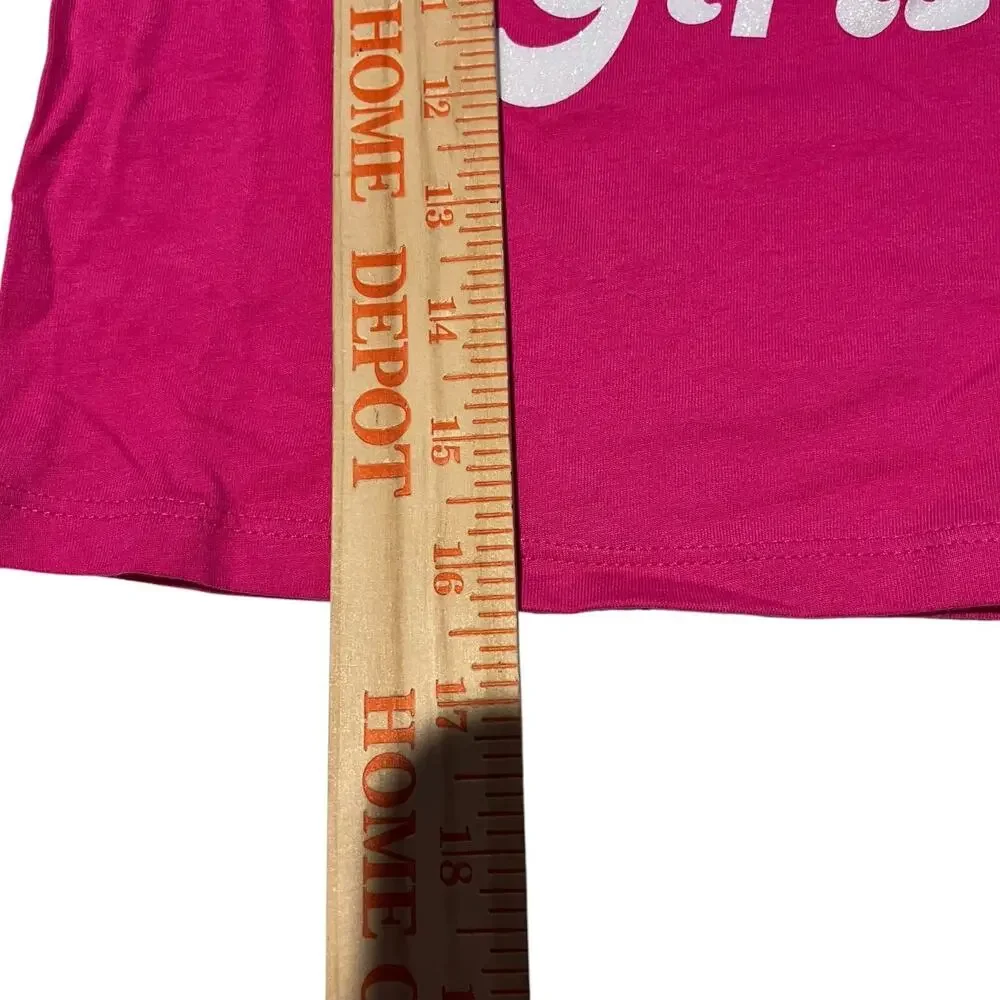 OshKosh Girls Size 4 Pink Butterfly Future Belongs to Girls Shirt NWT